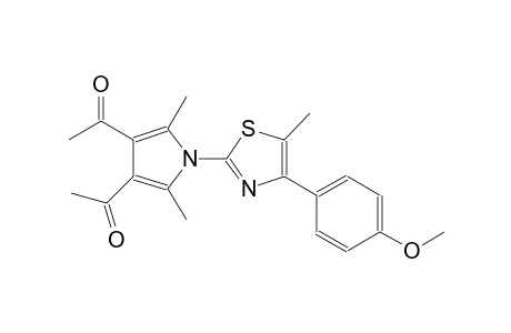 1-{4-acetyl-1-[4-(4-methoxyphenyl)-5-methyl-1,3-thiazol-2-yl]-2,5-dimethyl-1H-pyrrol-3-yl}ethanone