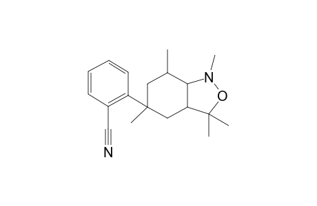 rac-2-(1,3,3,5,7-pentamethyloctahydrobenzo[c]isoxazol-5-yl)benzonitrile