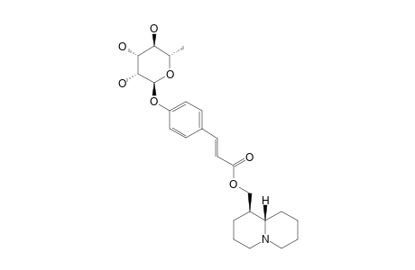 (-)-(TRANS-4'-ALPHA-L-RHAMNOSYLOXYCINNAMOYL)-EPILUPININE