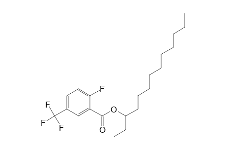 2-Fluoro-5-trifluoromethylbenzoic acid, 3-tridecyl ester