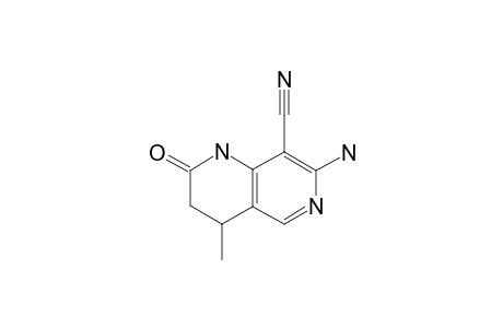 7-Amino-8-cyano-3,4-dihydro-4-methyl-1,6-naphthyridin-2(1H)-one