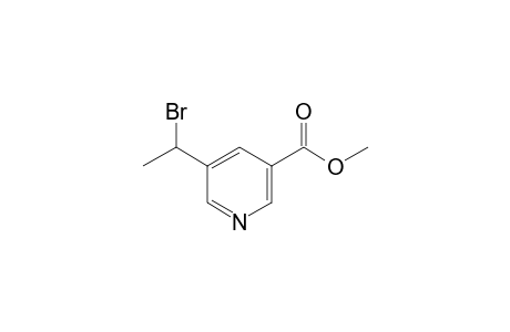 5-(1-bromoethyl)-3-pyridinecarboxylic acid methyl ester