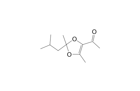 1-Acyl-2,4-dimethyl-4-isobutyl-3,5-dioxacyclopent-1-ene