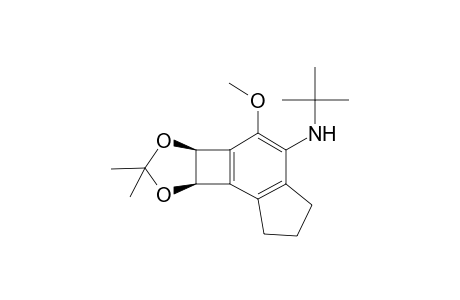 (5bS,8aR) 4-tert-Butylamino-2,3,5b,8a-tetrahydro-5-methoxy-7,7-dimethyl-1H-inden[4',5':3,4]cyclobuta[1,2-d][1,3]dioxole