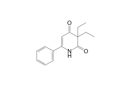 3,3-diethyl-6-phenyl-2,4(1H,3H)-pyridinedione