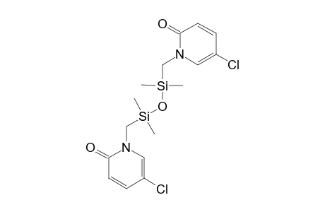 1,1,3,3-TETRAMETHYL-1,3-BIS-(5-CHLORO-2-OXO-1,2-DIHYDRO-1-PYRIDYLMETHYL)-DISILOXANE