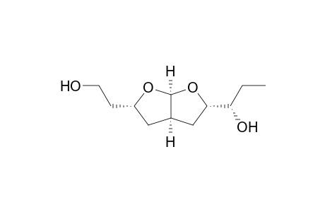 (1S)-1-[(2R,3aR,5S,6aS)-2-(2-hydroxyethyl)-2,3,3a,4,5,6a-hexahydrofuro[2,3-b]furan-5-yl]-1-propanol