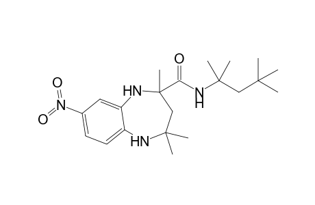 2,4,4-Trimethyl-8-nitro-N-(2,4,4-trimethylpentan-2-yl)-2,3,4,5-tetrahydro-1H-benzo[b][1,4]diazepine-2-carboxamide