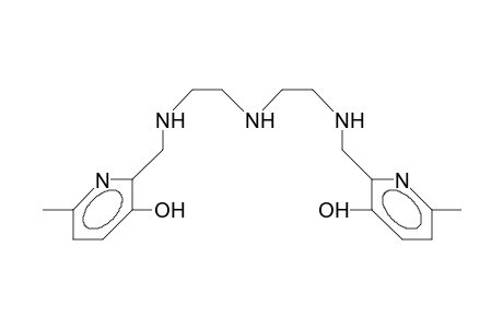 N,N'-Bis(3-hydroxy-6-methyl-2-pyridyl-methyl)-diethylenetriamine