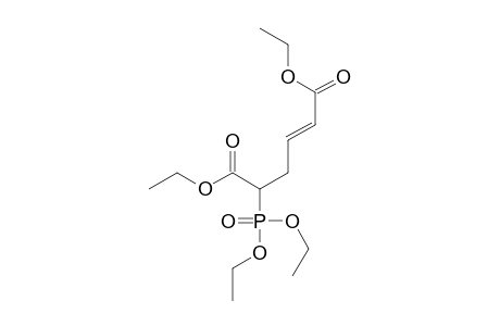 (E)-5-diethoxyphosphoryl-2-hexenedioic acid diethyl ester