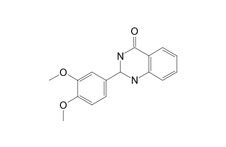 2,3-dihydro-2-(3,4-dimethoxyphenyl)-4(1H)-quinazolinone