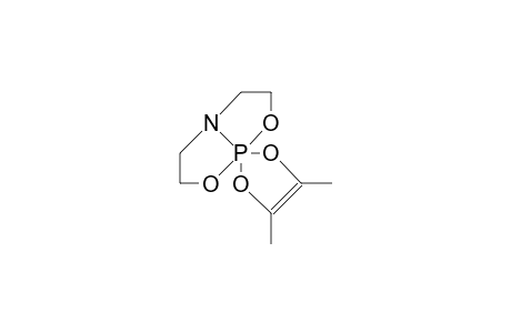 2,8-Dioxa-5-aza-1-phospha-bicyclo(3.3.0)octane-1-(2,3-butanedione)-adduct