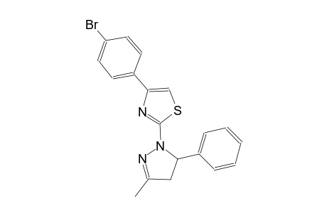 thiazole, 4-(4-bromophenyl)-2-(4,5-dihydro-3-methyl-5-phenyl-1H-pyrazol-1-yl)-