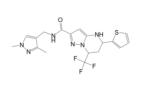 N-[(1,3-dimethyl-1H-pyrazol-4-yl)methyl]-5-(2-thienyl)-7-(trifluoromethyl)-4,5,6,7-tetrahydropyrazolo[1,5-a]pyrimidine-2-carboxamide