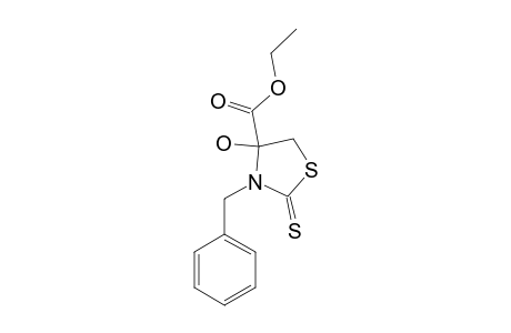 Ethyl 3-benzyl-4-hydroxy-2-thioxo-1,3-thiazolane-4-carboxylate