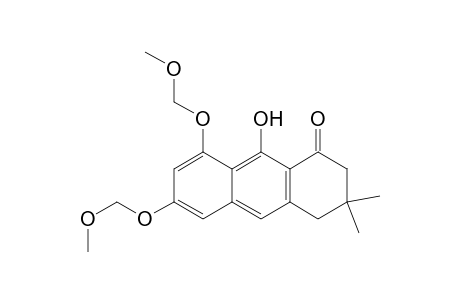1(2H)-Anthracenone, 3,4-dihydro-9-hydroxy-6,8-bis(methoxymethoxy)-3,3-dimethyl-