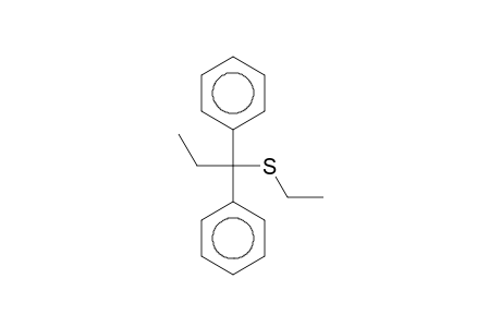[1-(Ethylsulfanyl)-1-phenylpropyl]benzene