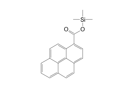 1-Pyrenecarboxylic acid, tms derivative