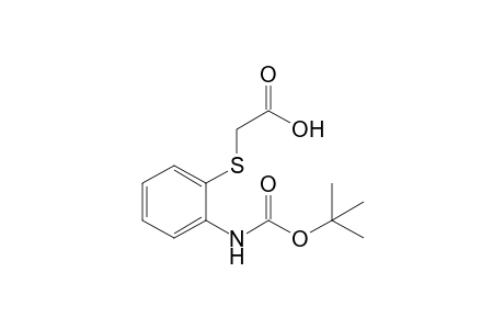 2-({2-[(tert-Butoxycarbonyl)amino]phenyl}thio)acetic acid