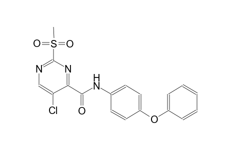 4-pyrimidinecarboxamide, 5-chloro-2-(methylsulfonyl)-N-(4-phenoxyphenyl)-