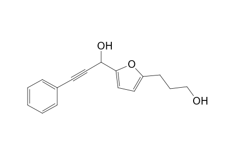 .alpha.-(Phenylacetylenyl)-5-(3-hydroxypropyl)-2-furanmethanol