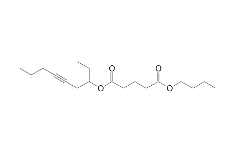 Glutaric acid, butyl non-5-yn-3-yl ester