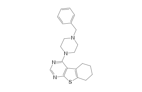 4-(4-BENZYL-PIPERAZIN-1-YL)-5,6,7,8-TETRAHYDRO-[1]-BENZO-THIENO-[2,3-D]-PYRIMIDINE