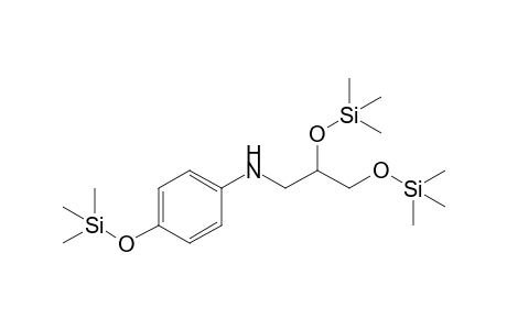 1,2-bis(Trimethylsilyloxy)-3-[N-(p-trimethylsilyloxy)phenylamino]-propane