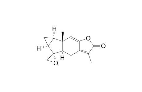 CHLORANTHALACTONE-G;4-ALPHA,15-ALPHA-EPOXY-1,3-CYClO-7(11),8-EUDESMADIEN-12,8-OLIDE