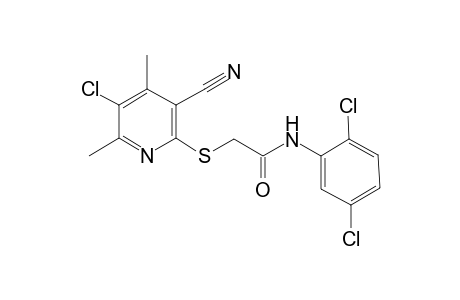 Acetamide, 2-[(5-chloro-3-cyano-4,6-dimethyl-2-pyridinyl)thio]-N-(2,5-dichlorophenyl)-