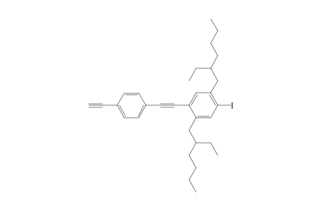 1,4-bis(2-ethylhexyl)-2-[2-(4-ethynylphenyl)ethynyl]-5-iodo-benzene