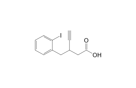 3-(2-iodobenzyl)pent-4-ynoic acid