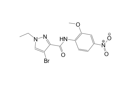 4-bromo-1-ethyl-N-(2-methoxy-4-nitrophenyl)-1H-pyrazole-3-carboxamide