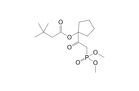 1-[(dimethoxyphosphinyl)acetyl]cyclopentyl 3,3-dimethylbutanoate