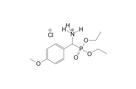 (diethoxyphosphoryl)(4-methoxyphenyl)methanaminium chloride