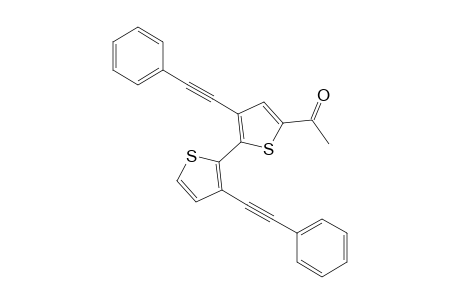 5-Acetyl-3,3'-bis(phenylethynyl)-2,2'-bithiophene