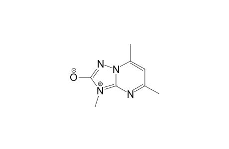 3,5,7-trimethyl-[1,2,4]triazolo[1,5-a]pyrimidin-8-ium-2-olate