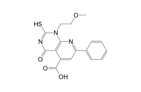pyrido[2,3-d]pyrimidine-5-carboxylic acid, 1,4-dihydro-2-mercapto-1-(2-methoxyethyl)-4-oxo-7-phenyl-