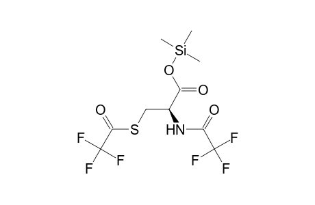 L-Cysteine, N-(trifluoroacetyl)-, trimethylsilyl ester, trifluoroacetate (ester)