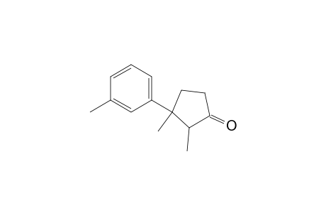 2,3-Dimethyl-3-(3-methylphenyl)cyclopentan-1-one