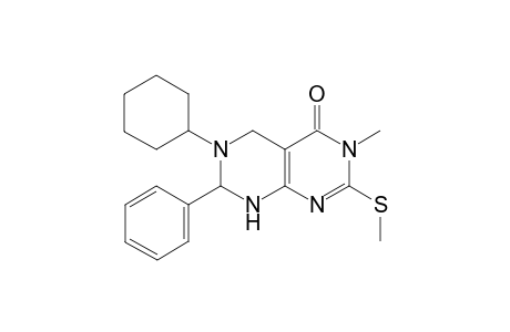 6-Cyclohexyl-3-methyl-2-(methylthio)-7-phenyl-5,6,7,8-tetrahydropyrimido[4,5-d]pyrimidin-4(3H)-one