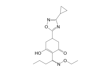 2-Cyclohexen-1-one, 5-(3-cyclopropyl-1,2,4-oxadiazol-5-yl)-2-[1-(ethoxyimino)butyl]-3-hydroxy-