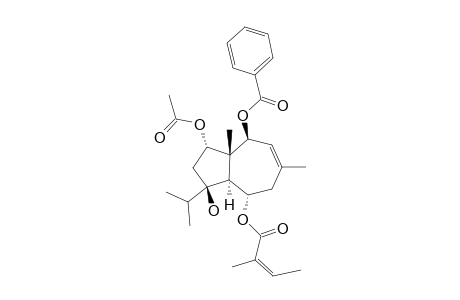 2-ALPHA-ACETYLOXY-4-BETA-HYDROXY-6-ALPHA-ANGELOYLOXY-10-BETA-BENZOYLOXYDAUC-8-ENE