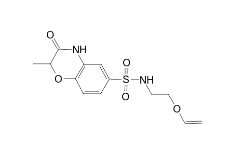 2H-1,4-Benzoxazine-6-sulfonamide, N-[2-(ethenyloxy)ethyl]-3,4-dihydro-2-methyl-3-oxo-