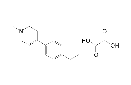 1-Methyl-4-(4-ethylphenyl)-1,2,3,6-tetrahydropyridine oxalate salt