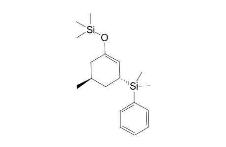 3-(Dimethylphenylsilyl)-5-methyl-1-[(trimethylsilyl)oxy]-cyclohex-1-ene
