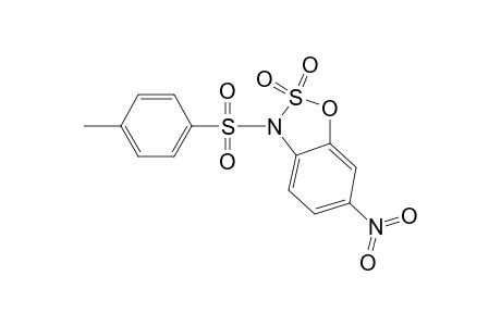 6-Nitro-3-(p-tolylsulfonyl)-1,2,3-benzoxathiazole 2,2-Dioxide