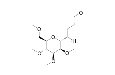 2,6-ANHYDRO-7,8,9-TRIDEOXY-1,3,4,5-TETRA-O-METHYL-D-[7-(2)H]-GLYCERO-D-MANNO-DECITOL;MAJOR-ISOMER