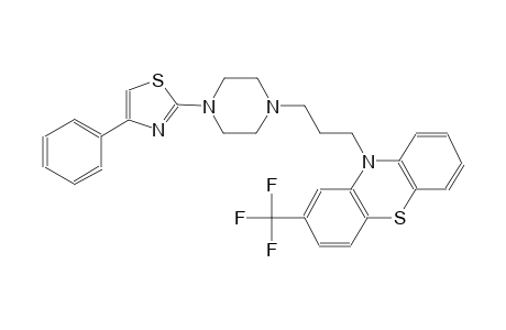 10H-phenothiazine, 10-[3-[4-(4-phenyl-2-thiazolyl)-1-piperazinyl]propyl]-2-(trifluoromethyl)-
