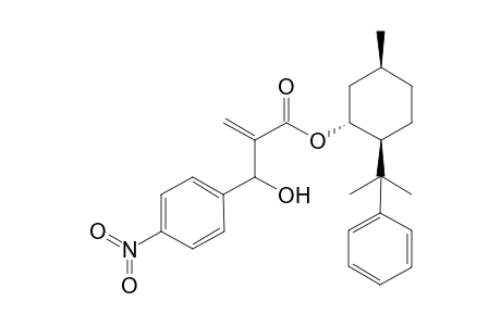 8'-(Phenylmenthyl) 3-hydroxy-2-methylene-3-(4'-nitrophenyl)propanoate